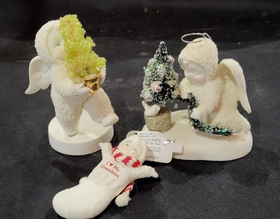 Dept 56 Christmas Theme Snow Baby Figurines