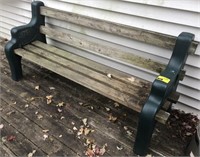 SDM plastic and wood Park bench