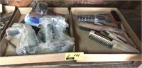 Tray lot of miscellaneous shop items