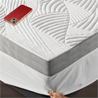 Ivellow 3 inch Gel Memory Foam Mattress Topper