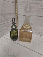 Avon Whale Oil Lantern & Old Forester Decanter