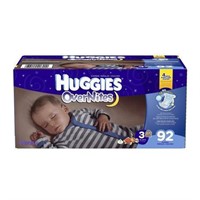 Huggies Overnites Diapers, Giga Pack Size 3 92