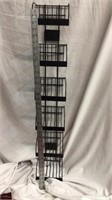 E2) sturdy metal rack