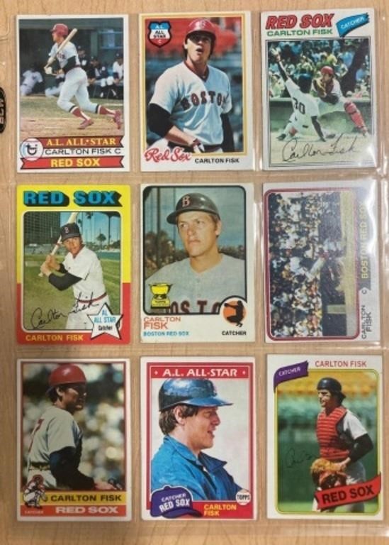 (27) CARLTON FISK CARDS