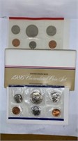 1986 US Mint UNCIRCULATED P & D coin sets