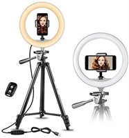 Tested UBeesize 10 inch Selfie Light Ring with 4