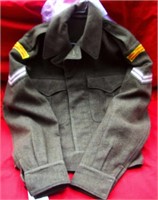 U80- BATTLEDRESS TUNIC W/ SHOULDER FLASHES FOR -