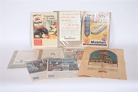 Vintage Mobiloil & Mobilgas Advertisements