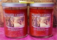 43 - NEW WMC LOT OF 2 CANDLES (N20)