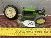 Ceramic Tractor Clock, Model B Tire Clock