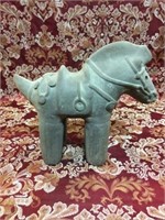 Clay Horse Sculpture