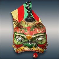 A Small And Old Chinese New Year Dragon Mask