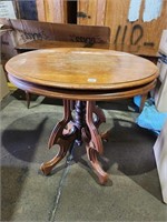 Vintage Oval Wood Table
