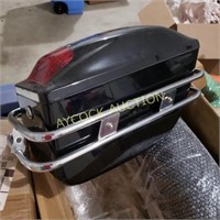 Motorcycle saddle bags w/tail lights (NEW)