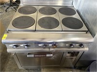 GE Commercial Electric 6 Burner Cooktop Stove,