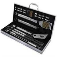 Stainless Steel Bbq Grill Tool Set With Storage Ca