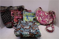 LOT OF 5 VERA BRADLEY PURSES