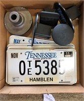 Tennessee metal license plates