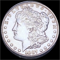 1887-S Morgan Silver Dollar UNCIRCULATED