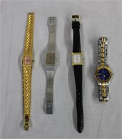 4 ladies wrist watches, Cartier, Alfred Sung,