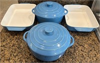F - LOT OF BAKING DISHES (K55)