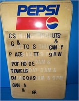 Pepsi Menu Board