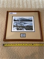 Canadian wildlife habitat conservation stamp print