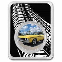 Chevrolet Chevelle 1 Oz Colorized Silver