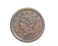 1849 Cent VF