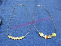 2 handmade southwestern style necklaces