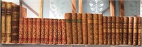 Large Lot of Antique Leatherbound Book Volumes.