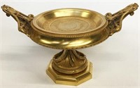 19th Century Gilt Bronze Tazza.