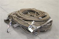 Assorted 1/2" & 3/4" Steel Cable Unknown Lengths