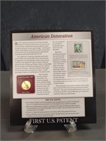 2018 First US Patent, Statue of Liberty $1 coin