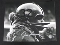 AUTHENTIC JIM BROWN SIGNED 8X10 PHOTO COA