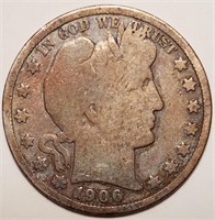 1906 Barber Half Dollar - Nicely Circulated Coin