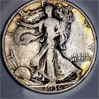 1936-D Walking Liberty Half Dollar - Toner