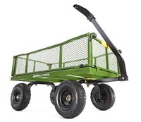 Gorilla Carts 2140GCG-NF 4 Cu. Steel Utility Cart