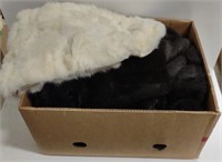 Vtg. Fur Shawl & Coat ( no size)
