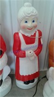 Blow Mold Mrs. Claus