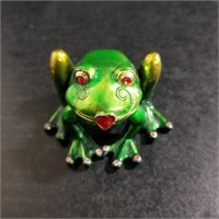 Enamel Frog Ring Holder