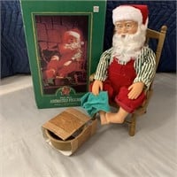 16" Animated Santa Figure