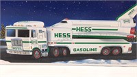 Hess toy truck in space shuttle with satellite