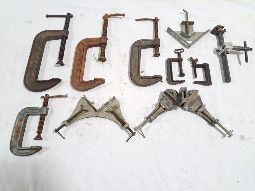 Assortment clamps, welding, wood working