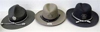 Three USA Sheriffs hats