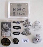 Miscellaneous Police badges obsolete