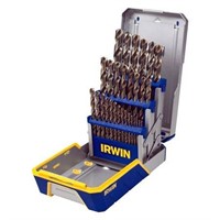 IRWIN FRACTIONAL DRILL BIT SET WITH MISSING PIECE