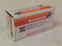 Box Of 50 Winchester 22 Super X Hollow Point Ammo