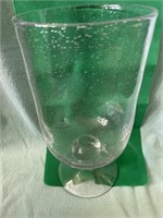 12" Footed Glass Decor