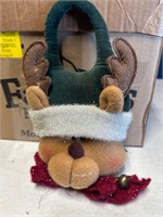 Christmas Reindeer Doir Hanger
